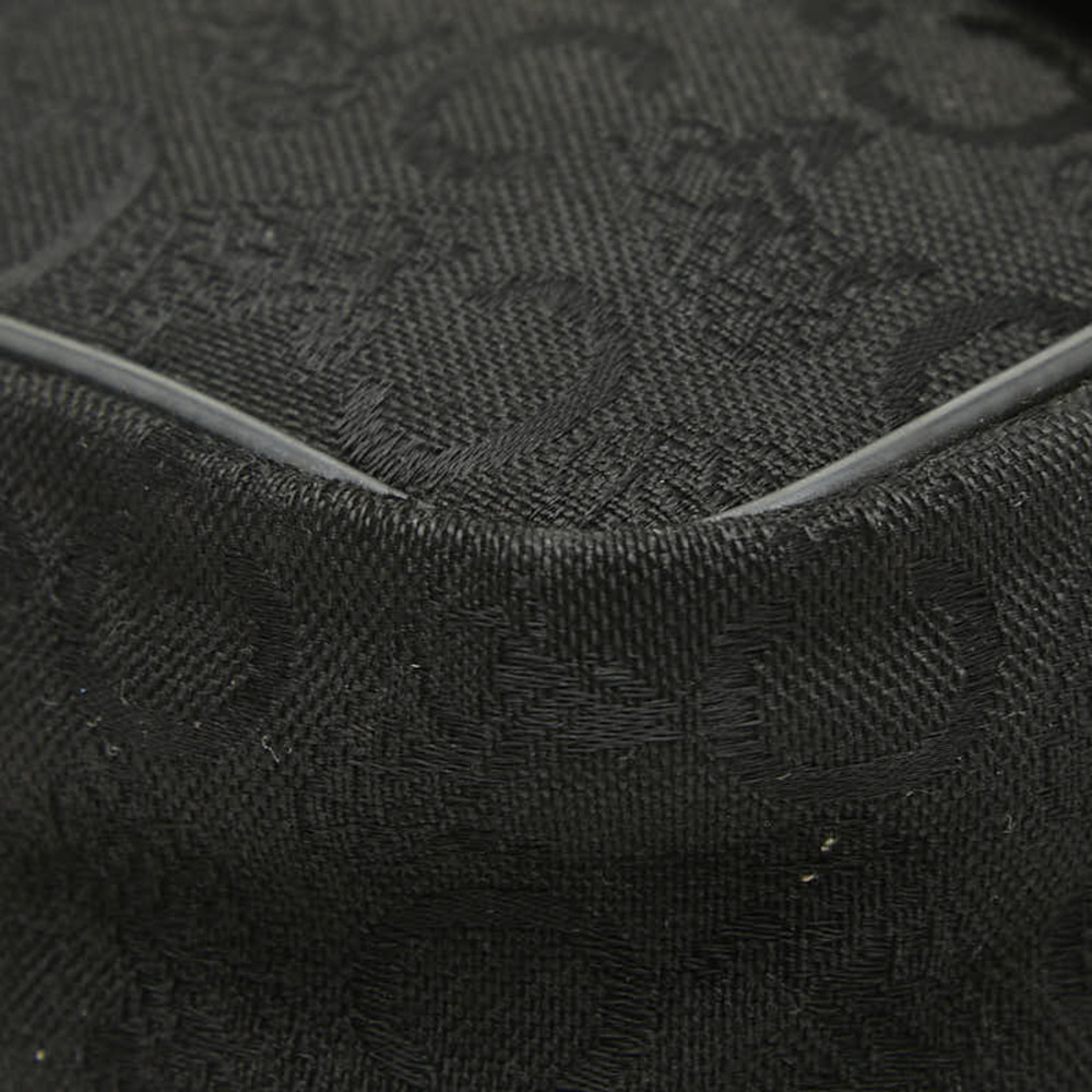 Celine C Macadam Shoulder Bag, Black Canvas Leather, Women's CELINE - Picture 4 of 12
